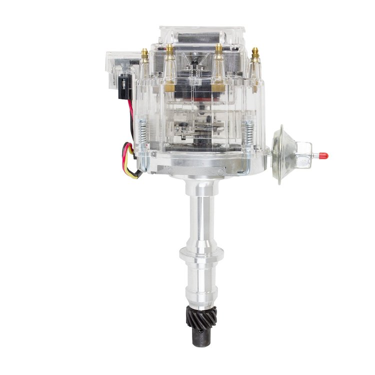 JM6504CL HEI Distributor, Pontiac V8 (389, 326, 400, 301, 421, 428, 455), Clear