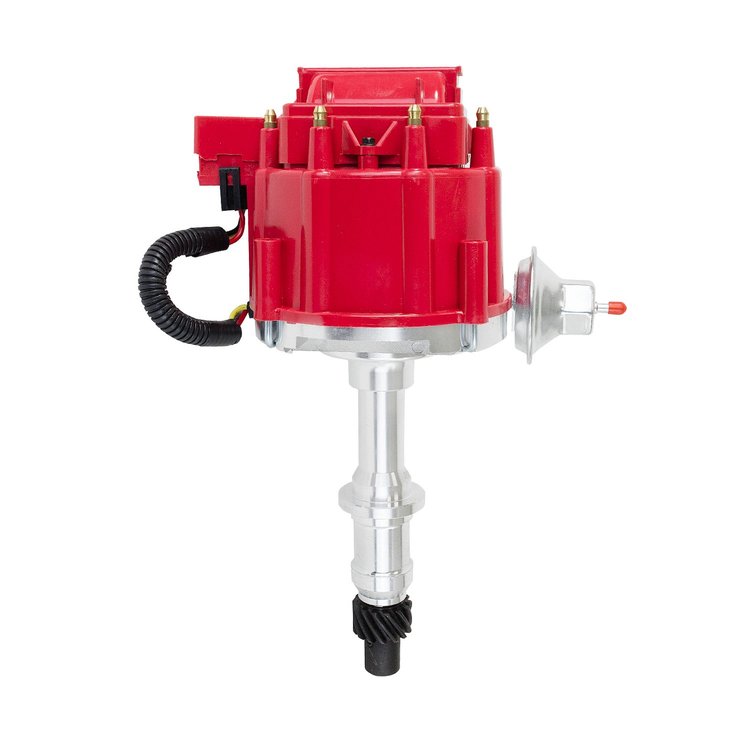 JM6504R HEI Distributor, Pontiac V8 (389, 326, 400, 301, 421, 428, 455), Red
