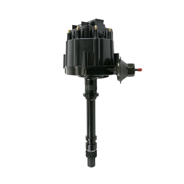 JM6506ABK HEI Distributor, Ford BB (370,429,460) & "335" (351C,400,351M) V8, All Black