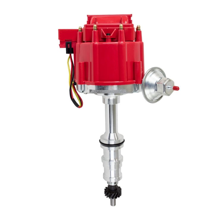JM6508R HEI Distributor, Ford FE V8 (330-428) Cars and Light Duty Trucks, Red