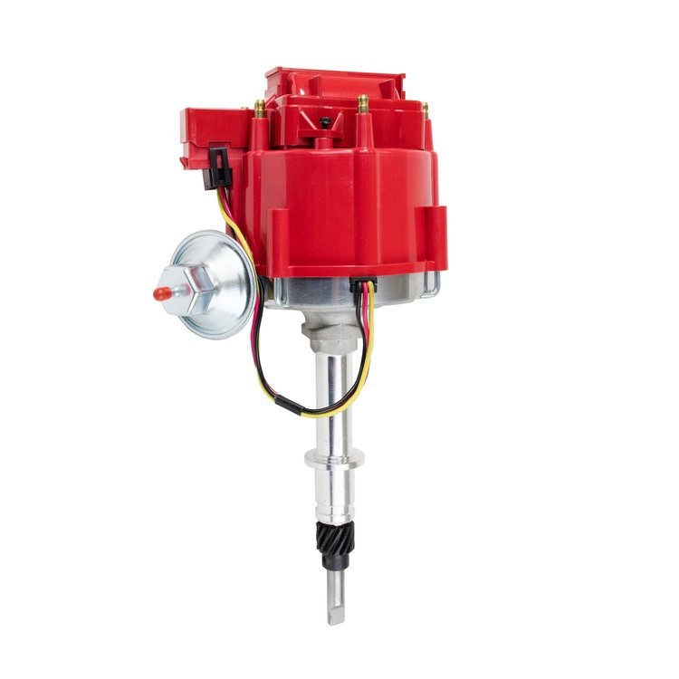 JM6511R HEI Distributor, AMC/Jeep Inline 6 (232, 258), Red