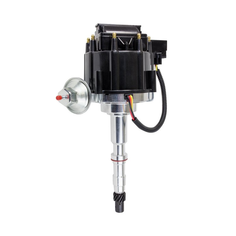 JM6512BK HEI Distributor, AMC/Jeep V8 (290-Degrees 304, 343, 360, 390-Degrees 401), Black