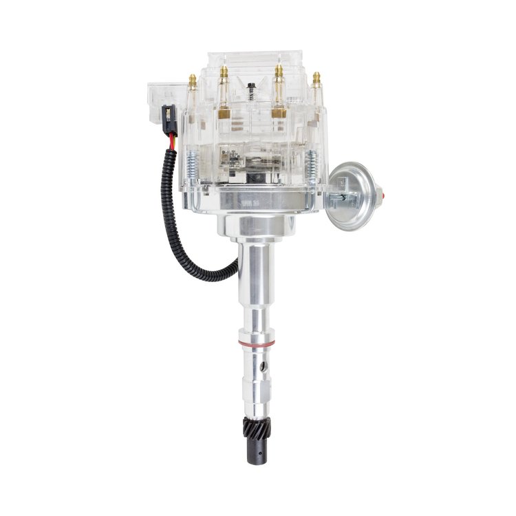 JM6512CL HEI Distributor, AMC/Jeep V8 (290-Degrees 304, 343, 360, 390-Degrees 401), Clear