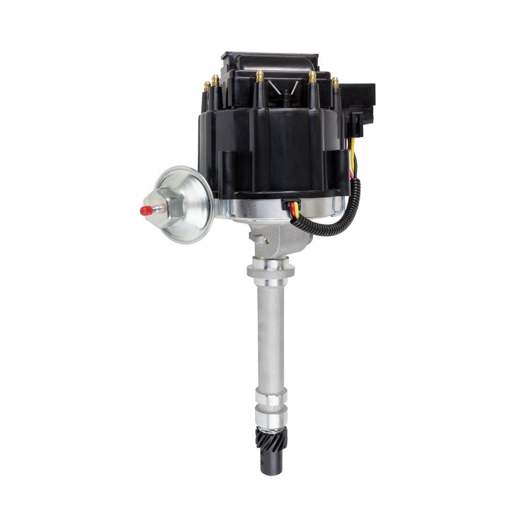 JM6515BK HEI Distributor, Chevrolet Corvette V8 (1962-1974) w/ Tach Drive, Black
