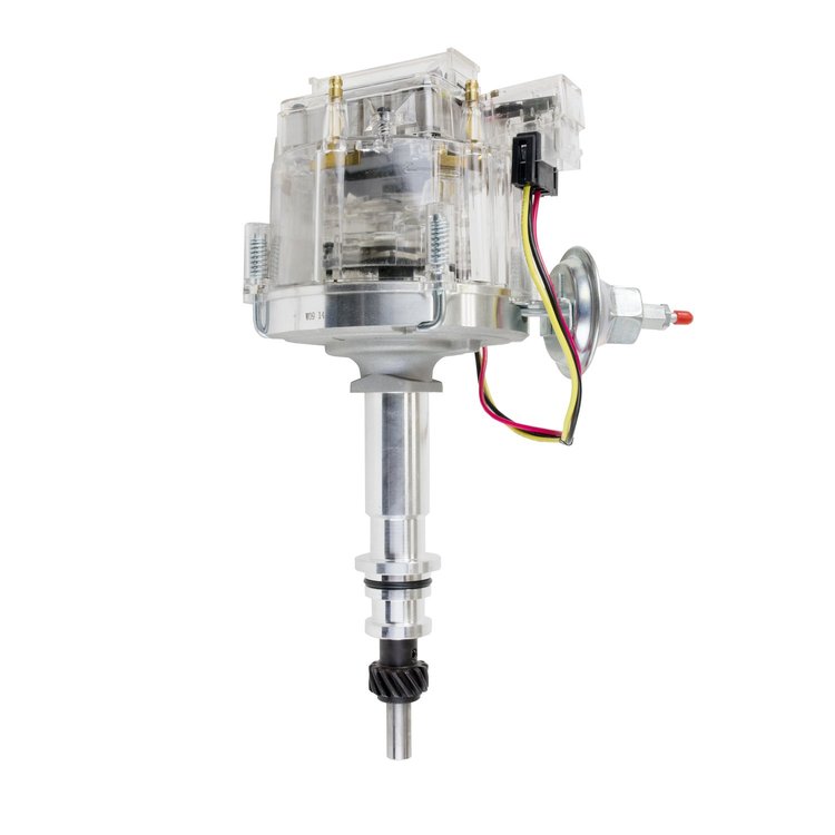JM6527CL HEI Distributor, Ford L6 Gen. 3 (144, 170, 200 from 1967-1974, 250), Clear