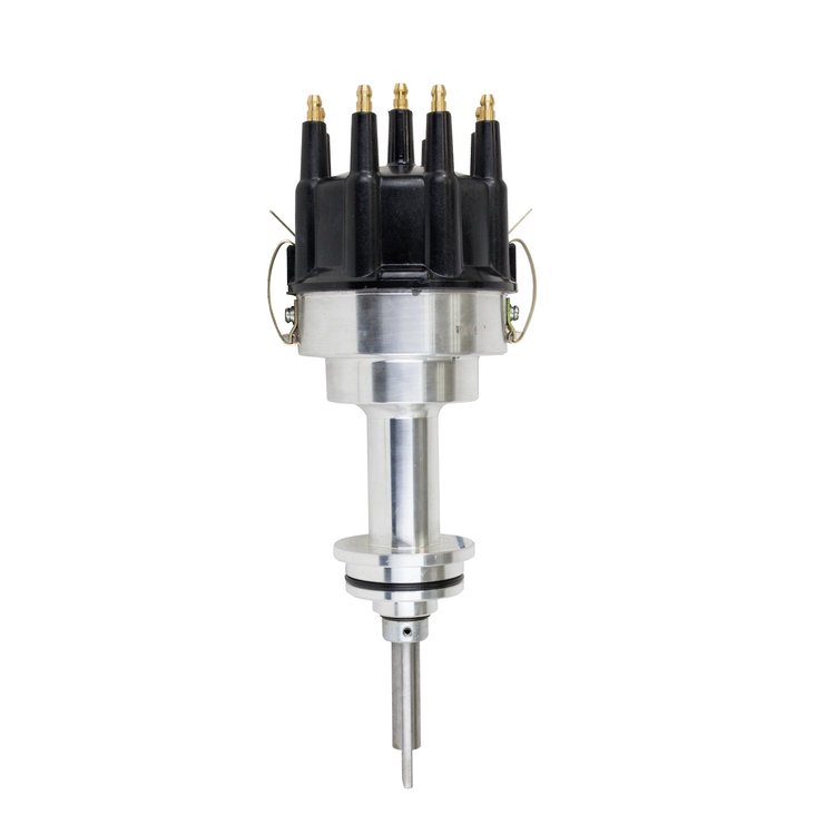 JM6613BK Pro Billet Distributor, Chrysler SB "LA" V8 (273, 318, 340, 360), Black