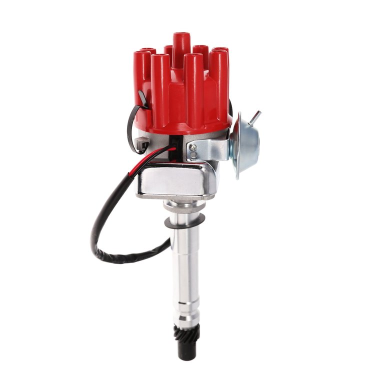 JM6701FR Ready-to-Run Distributor, Chevy SB & BB Gen 2 Mark IV V8, Red Female