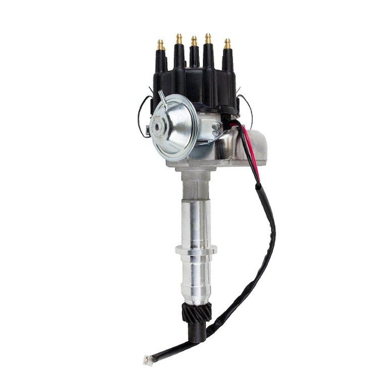 JM6704BK Ready-to-Run Distributor, Pontiac V8 (389, 326, 400, 301, 421, 428, 455), Black