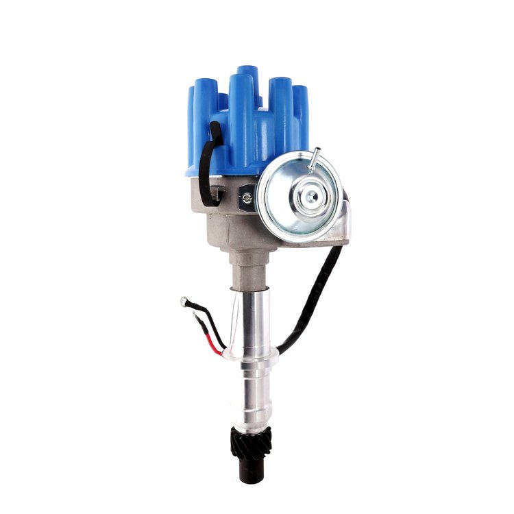 JM6704FBL Ready-to-Run Distributor, Pontiac V8 (389/326/400/301/421/428/455), Blue Female