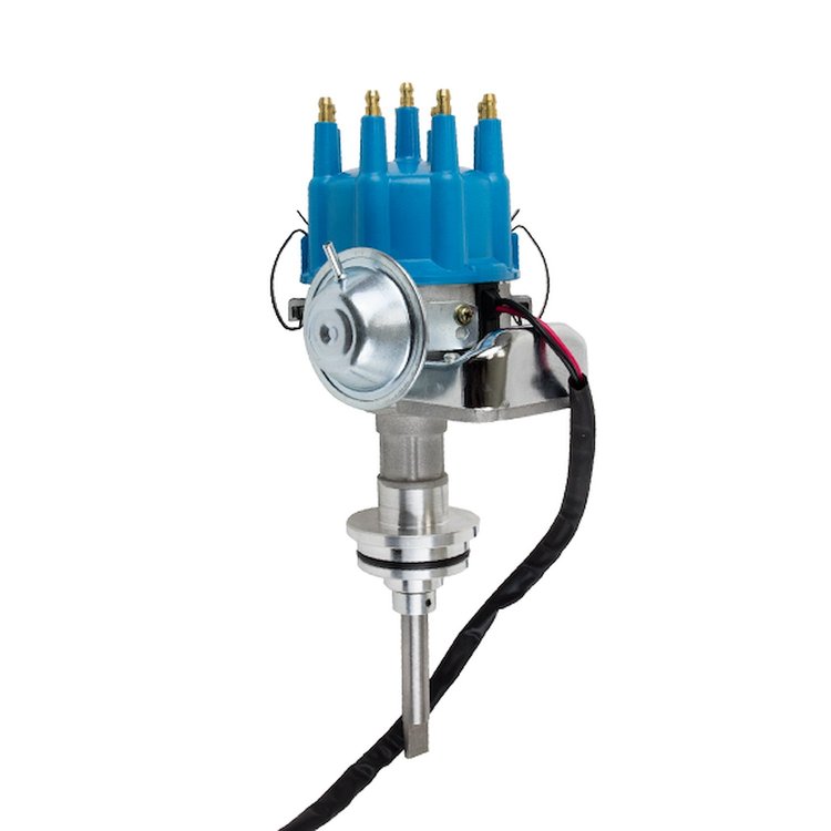 JM6714BL Ready-to-Run Distributor, Chrysler Big Block "B" (413, 426, 440), Blue