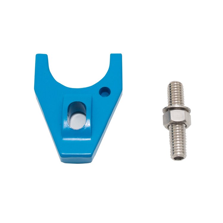 JM6926BL Distributor Hold Down Clamp, Chevrolet V8, Blue