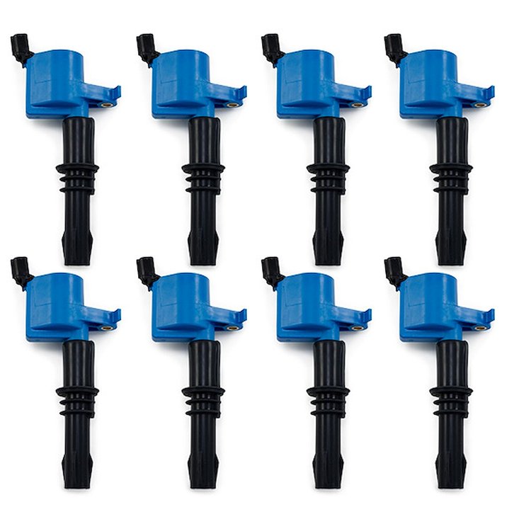 JM6946-8 Ignition Coil, 2004-2008 Ford/Lincoln/Mercury V8/V10, 25K, Blue
