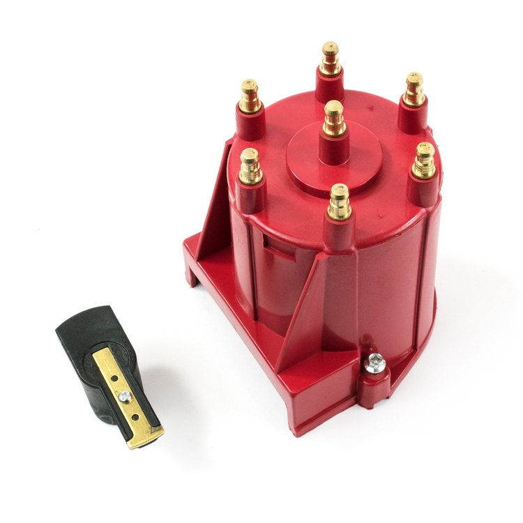 JM6983R Cap and Rotor Kit, Chevrolet EFI V6, Red