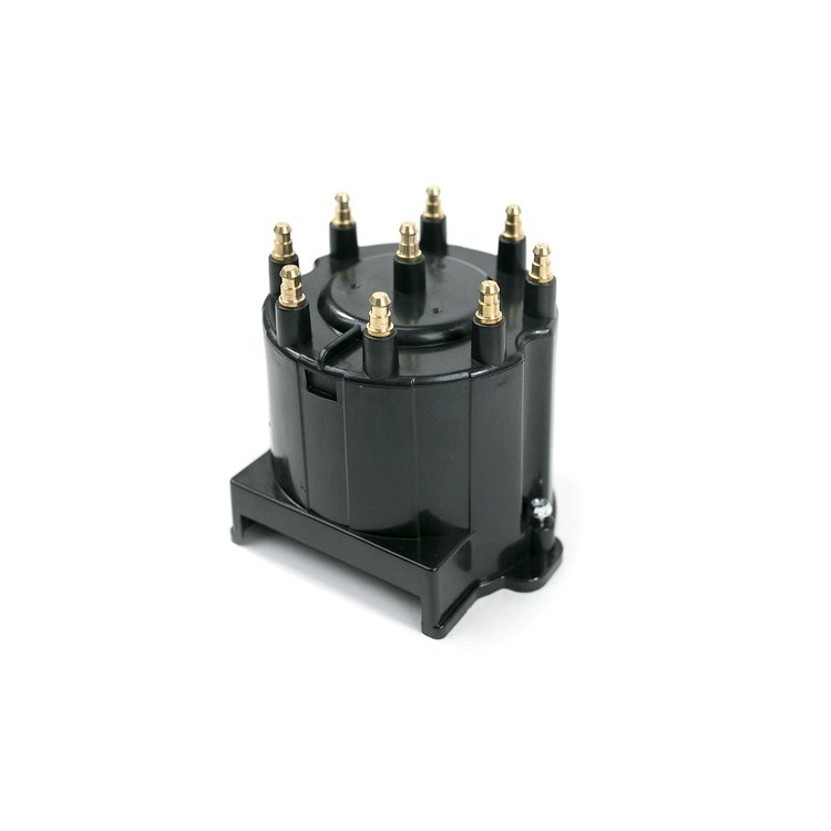 JM6984BK GM EFI Distributor Cap and Rotor Kit, 8 Cylinder Male, Black