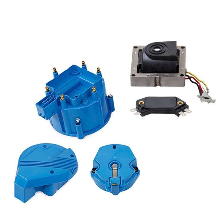 JM6993BL-KT HEI Distributor Super Cap Tune Up Kit, 6 Cylinder Male, Blue