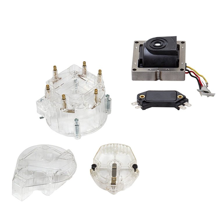 JM6993CL-KT HEI Distributor Super Cap Tune Up Kit, 6 Cylinder Male, Clear
