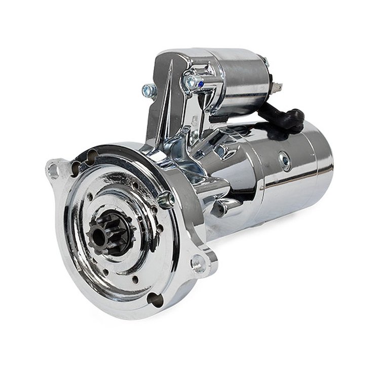 JM7003C Starter, High Torque 3HP, Ford SB/BB V8, Chrome