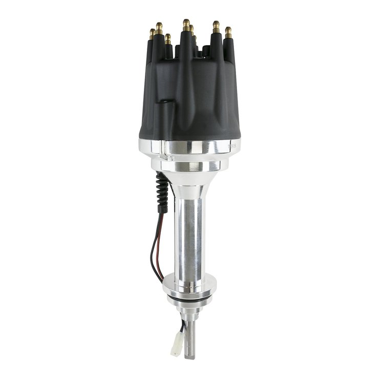 JM7619BK Pro Series Pro Billet Distributor, Chrysler BB V8 (383-400 "B"), Black