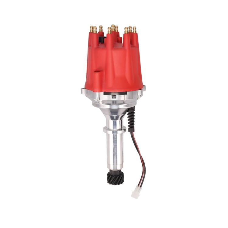 JM7637R Pro Series Pro Billet Distributor, Holden V8 (253-308), Red