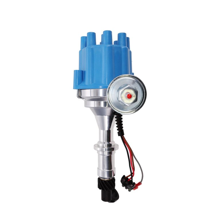 JM7704FBL Pro-Series Ready-to-Run Distributor, Pontiac V8 (389-455), Blue Female