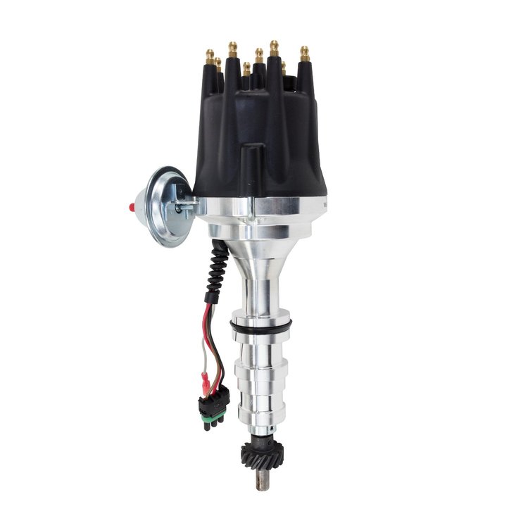 JM7708BK Pro Series Ready-to-Run Distributor, Ford FE (330-428) Cars/Light Trucks, Black