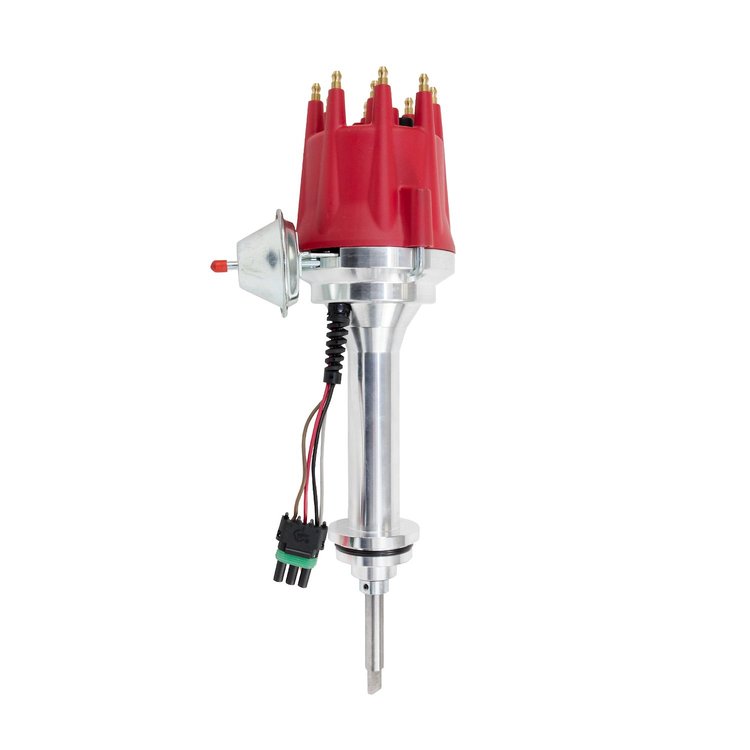 JM7714R Pro Series Ready-to-Run Distributor, Chrysler BB "RB" (413-440) Hemi 426, Red