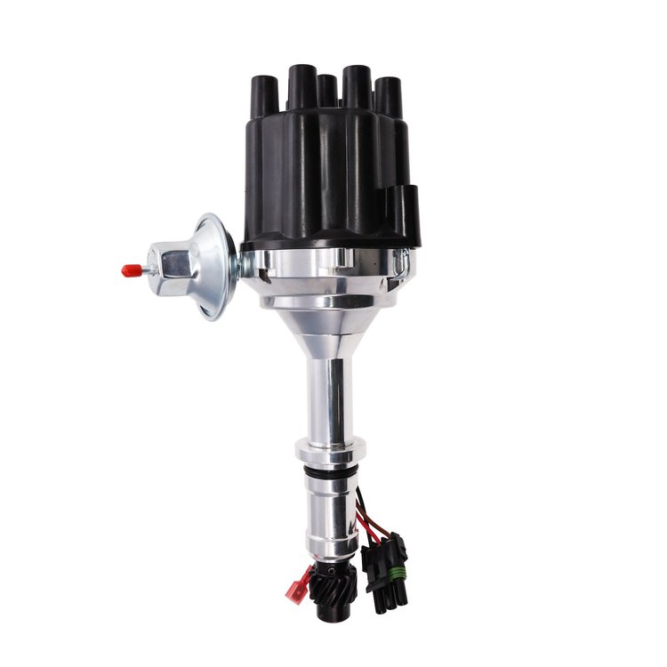 JM7730FBK Pro-Series Pro Billet Distributor, Chrysler 'FirePower' (Hemi) V8 (392), Female Black
