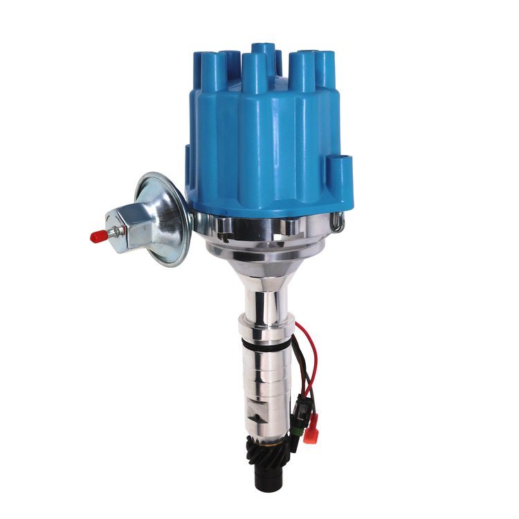 JM7735FBL Pro-Series Ready-to-Run Distributor, Buick Nailhead V8 (322-425), Blue Female