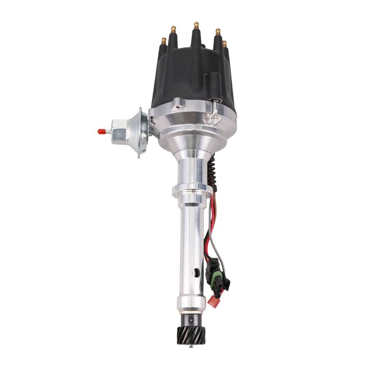 JM7748BK Pro-Series Ready-to-Run Distributor, 66-67 Cadillac V8 (429-500), Black