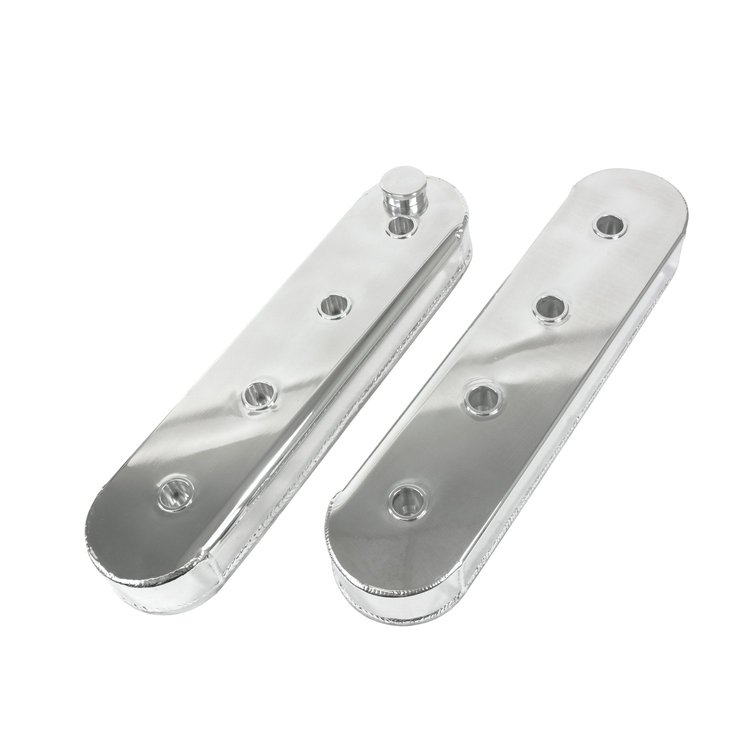 JM8081-5P Valve Covers, Fab. Alum., w/o Coil Mounts LSX, Polished