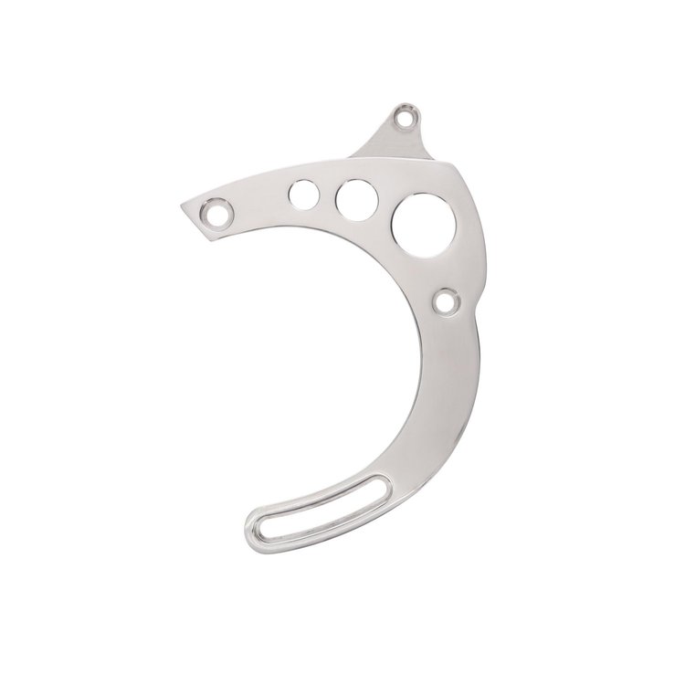 JM9114P Alternator 1G Bracket, Aluminum BBF Mid-Mount, Polished