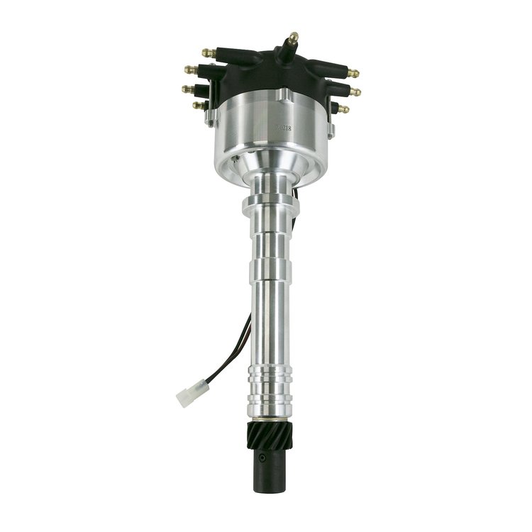 JM9601BK Pro Series Pro Billet Low-Profile Distributor, Chevy V8, Black