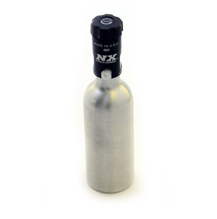 11020 3.5 oz. Nitrous Mini-Bottle with Motorcycle Valve