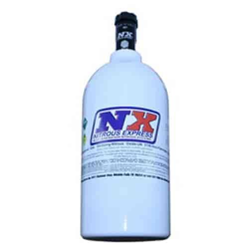 2 LB POLISHED BOTTLE W/ MOTORCYCLE VALVE