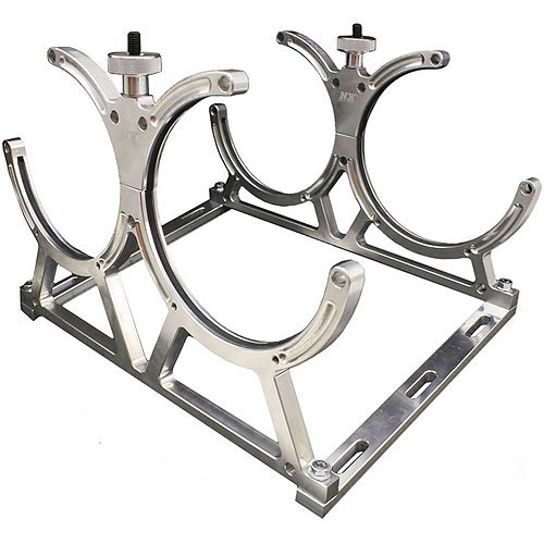 Dual Billet Aluminum Bottle Bracket Fits Dual 10/15 lb. & 12 lb. Composite Bottles