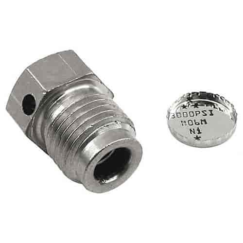 Nitrous Bottle Pressure Relief Safety Disc 3000 psi