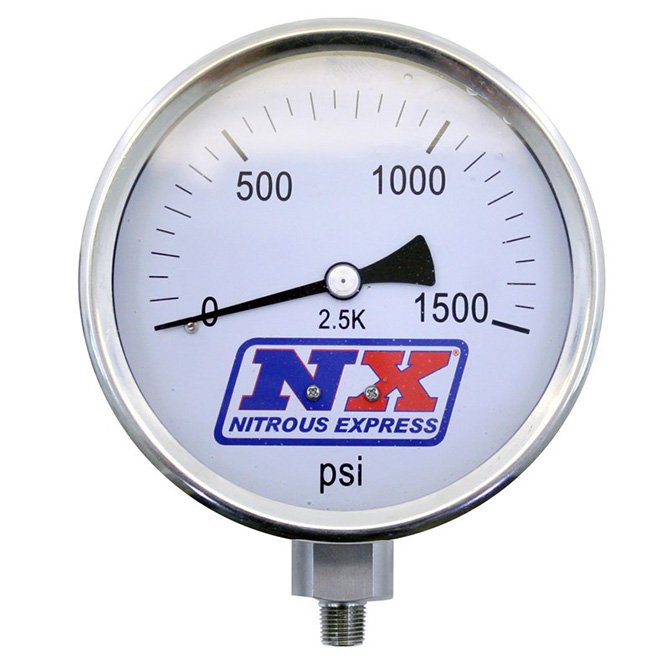 Nitrous Pressure Gauge 4"