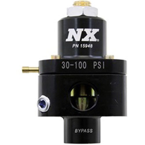 NX BILLET FUEL PRESSURE REGULATOR BYPASS STYLE 30-100PSI