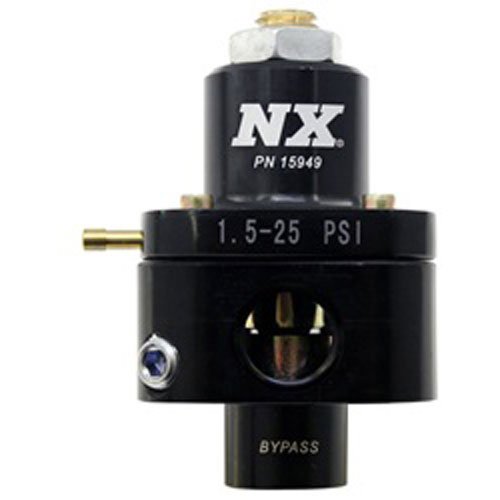 NX BILLET FUEL PRESSURE REGULATOR BYPASS STYLE 1.5-25PSI