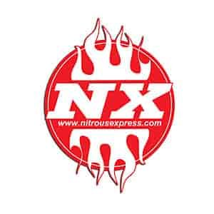 (NX) Flame Decal 4" long