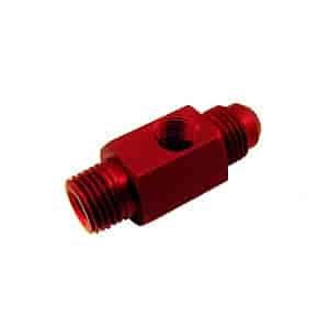 1/4" NPT x -6 With 1/8" NPT Gauge Hole