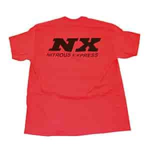 MEDIUM RED T-SHIRT W/ BLACK NX