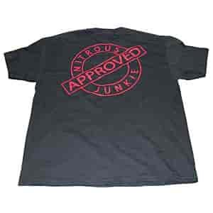 MEDIUM NITROUS JUNKIE BLACK T-SHIRT W/ RED NX