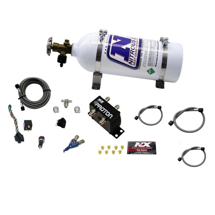 Standard Proton Single Nozzle Nitrous System Single Piranha Nozzle