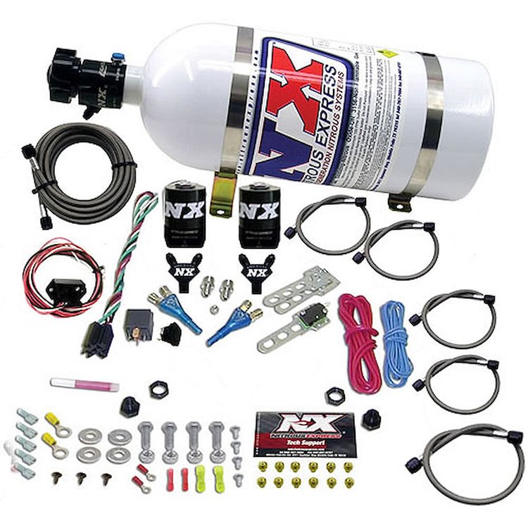 for Nissan 350Z/for Infinity G35 Fly-By-Wire Dual Nozzle Nitrous System Single Stage