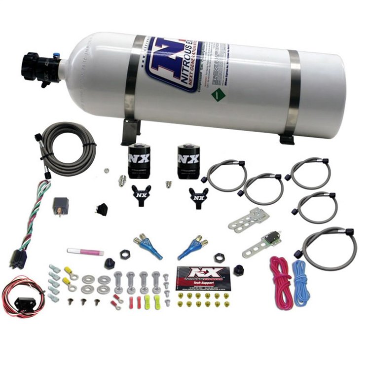 for Nissan 350Z/for Infinity G35 Fly-By-Wire Dual Nozzle Nitrous System Single Stage