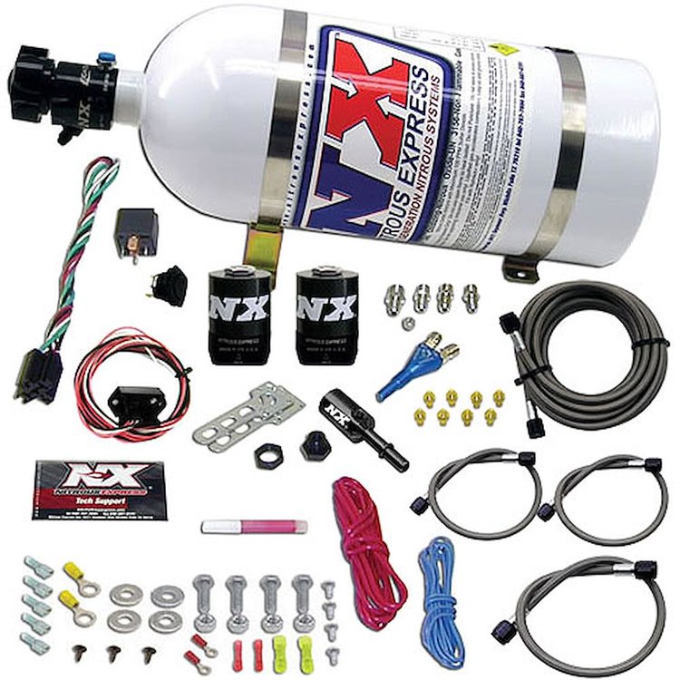 Ford 5.0L Coyote Single Nozzle Nitrous System Single Shark Nozzle