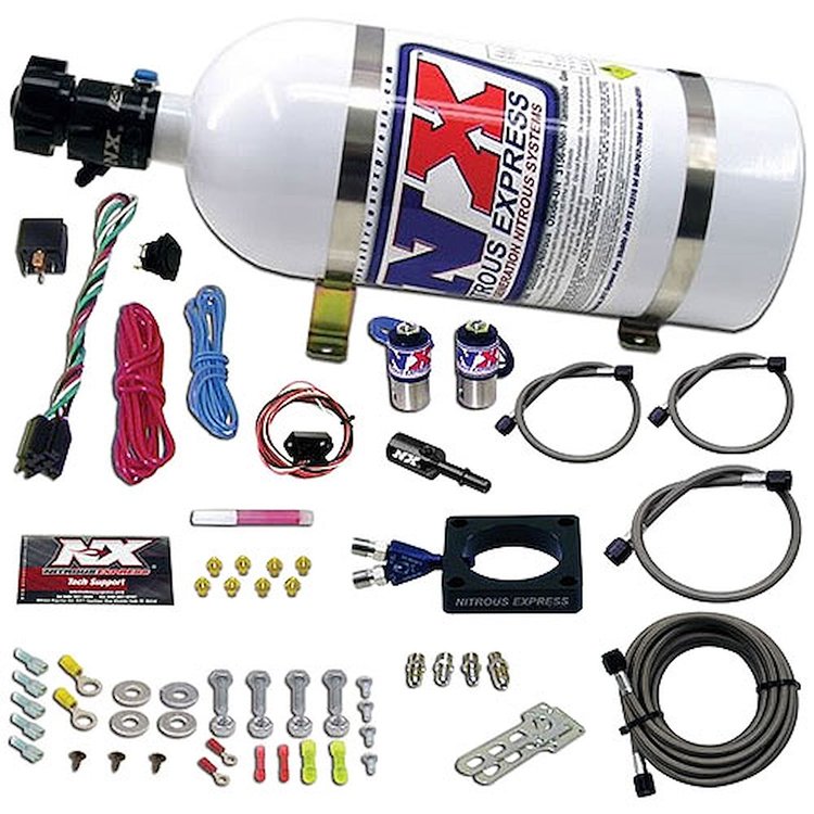 Dodge Dart 1.4L Turbo Nitrous Plate System Throttle Body Plate with Single Piranha Nozzle