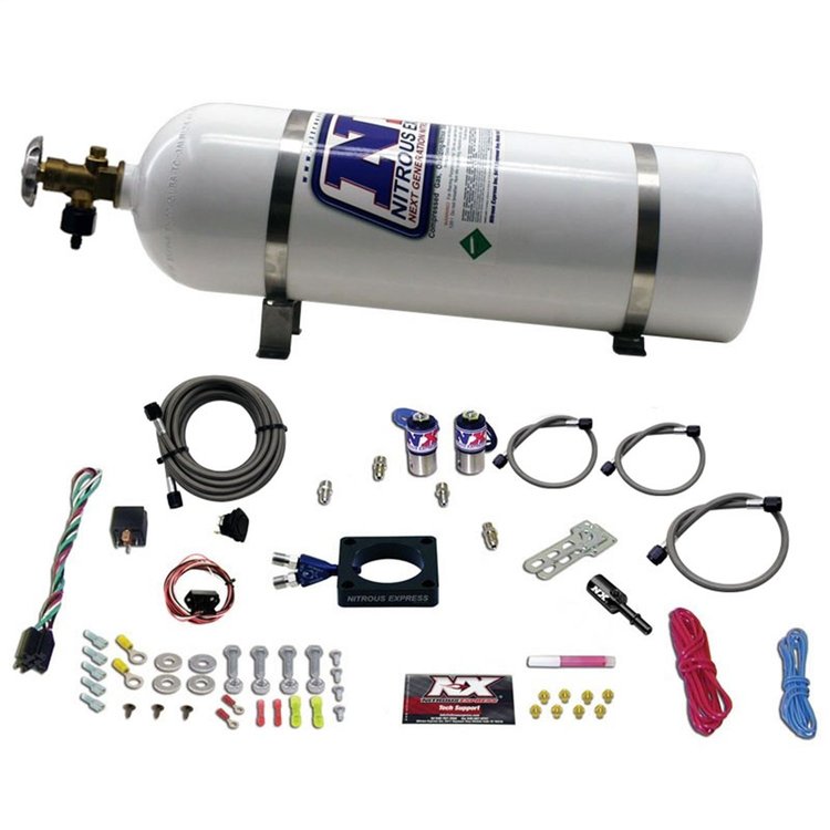 Dodge Dart 1.4L Turbo Nitrous Plate System Throttle Body Plate with Single Piranha Nozzle