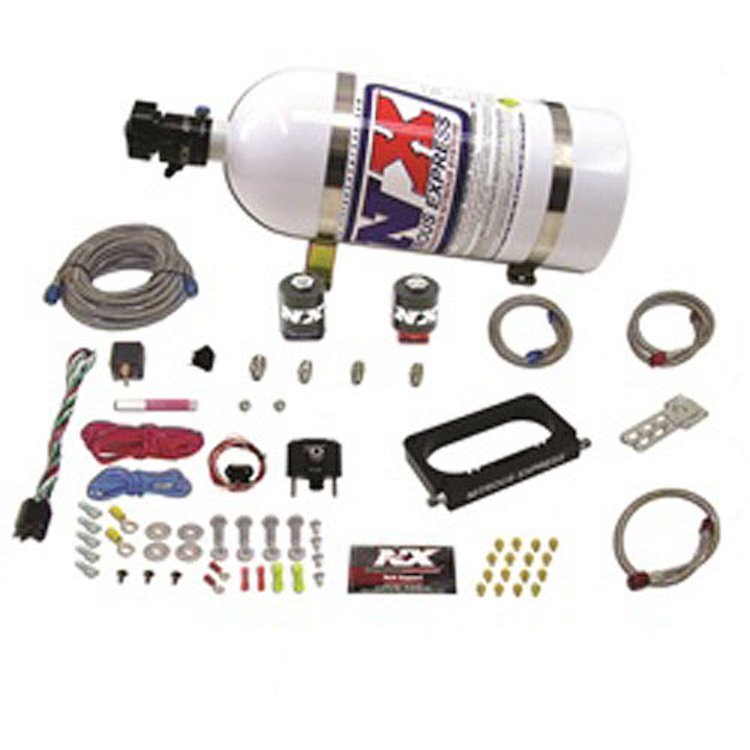 FORD 4 VALVE NITROUS PLATE SYSTEM 50-300HP WITH 5LB BOTTLE